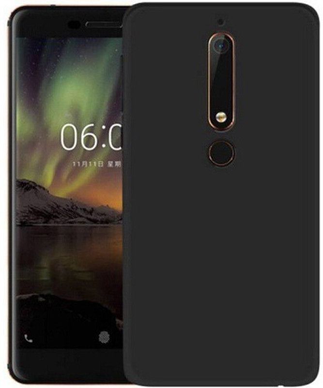 7Rocks Back Cover for Nokia 6  (Black, Shock Proof, Silicon, Pack of: 1)