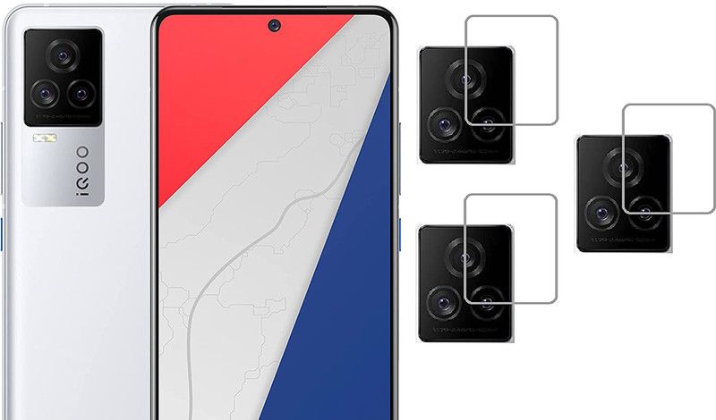 hirdesh Back Camera Lens Glass Protector for VIVO IQOO 7 5G  (Pack of: 3)