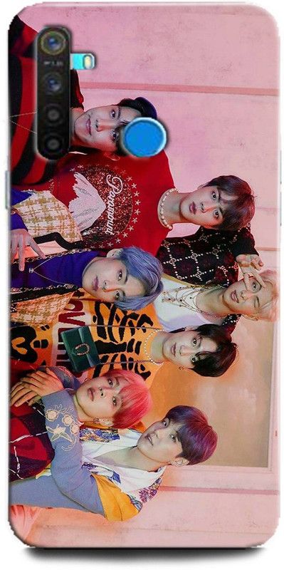 BARMANS Back Cover for Realme 5 / BTS, bts, BTS army, BTS Love, bts singers, korean  (Multicolor, Shock Proof, Pack of: 1)