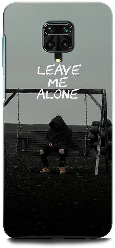 ORBIQE Back Cover for POCO M2 Pro LEAVE ME ALONE, SINGAL BOY, ATTITUDE, NATURE  (Multicolor, Shock Proof, Pack of: 1)