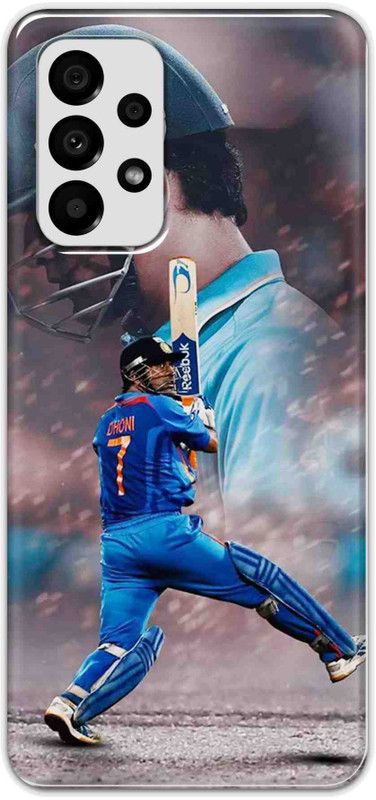 NDCOM Back Cover for Samsung Galaxy A73 5G M S Dhoni Printed  (Multicolor, Hard Case, Pack of: 1)