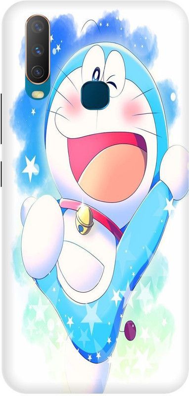Zaplab Back Cover for Vivo Y17, 1902, Doremon Printed  (Multicolor, Hard Case, Pack of: 1)