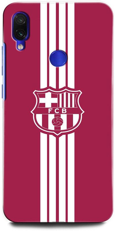 INTELLIZE Back Cover for Redmi 7  (Maroon, White, Hard Case, Pack of: 1)