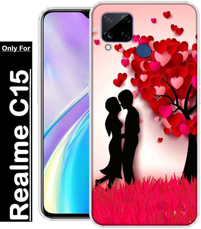 SUPER CASE Back Cover for Realme C15  (Multicolor, Grip Case, Silicon, Pack of: 1)