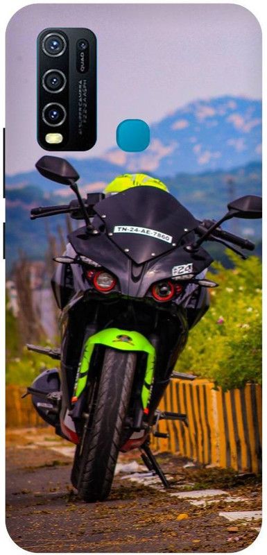 THE NARAYANA COLLECTIONS Back Cover for VIVO Y30- 1938-BIKE,RACER,LOVER,RIDER,KTM  (Multicolor, Hard Case, Pack of: 1)