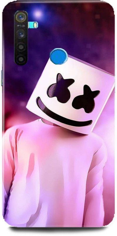 Dimora Back Cover for Realme Narzo 10,Marshmello,Dj,EDM,Music,Smiley,dj,boy,dj,marshmellow,  (Multicolor, Hard Case, Pack of: 1)
