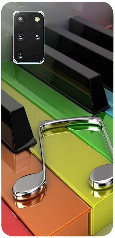 Golden Mask Back Cover for Samsung Galaxy S20 Plus Multicolor Piano Musical Code  (Multicolor, Waterproof, Silicon, Pack of: 1)