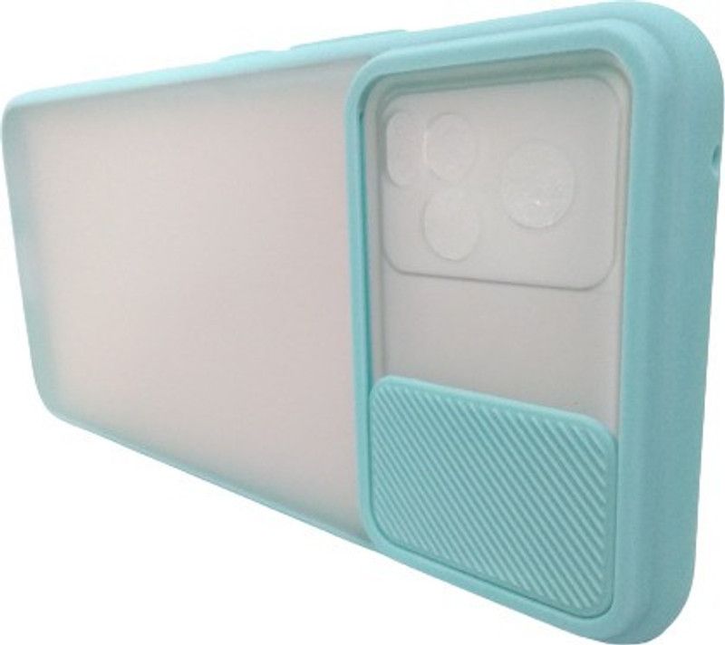Sparki Creations Back Cover for Slide Camera Protection Back Cover for Vivo Y73 (Mint Green)  (Green, Dual Protection, Silicon, Pack of: 1)