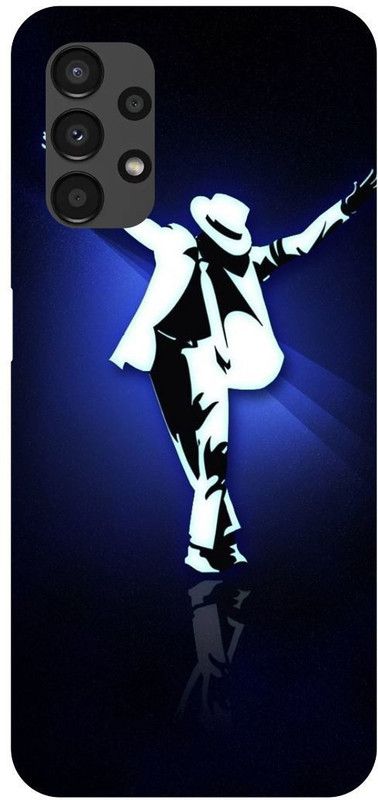 play fast Back Cover for SAMSUNG Galaxy A13, MICHEL, JACKSON, DANCER, LOVER  (Blue, Hard Case, Pack of: 1)