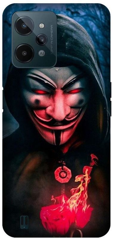 VS PRINT LINK Back Cover for Realme C31 , RMX3501 ,The Joker,Batman ,Printed back cover  (Black, Hard Case, Pack of: 1)