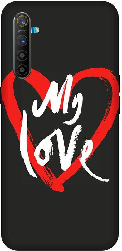Yoprint Back Cover for Realme XT My love text couple love couple Printed  (Multicolor, Shock Proof, Pack of: 1)