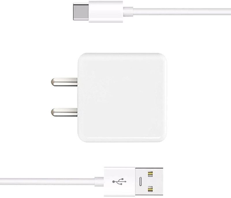 SB 30 W NA 4 A Mobile 30W -VOOC,DART,FLASH with Type-C Cable Charging Adapter Travel Fast DH229 Charger with Detachable Cable  (White, Cable Included)
