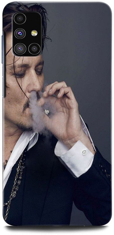 ORBIQE Back Cover for Samsung Galaxy M51 CAPTAIN JACK SPARROW, PIRATES OF THE CARIBBEAN, JOHNY DEPP  (Multicolor, Hard Case, Pack of: 1)