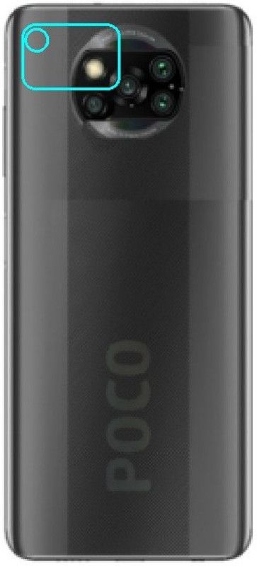 HEAVIN Back Camera Lens Glass Protector for Xiaomi Poco X3  (Pack of: 1)
