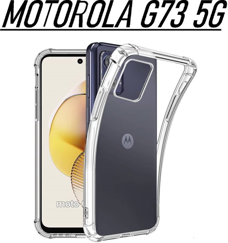 NKCASE Back Cover for MOTOROLA G73 5G, Mototola G73 5G, Moto G73 5G (BM)  (Transparent, Shock Proof, Silicon, Pack of: 1)