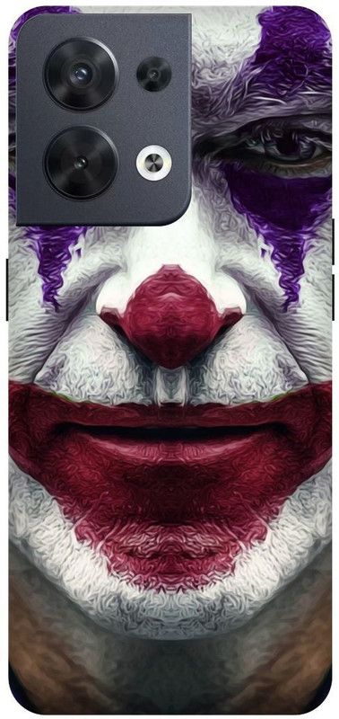 DIKRO Back Cover for OPPO Reno8 5G, CPH2359, NEW, JOKER, ANONYMOUS, BLADE, HACKER, MASK  (Multicolor, Hard Case, Pack of: 1)
