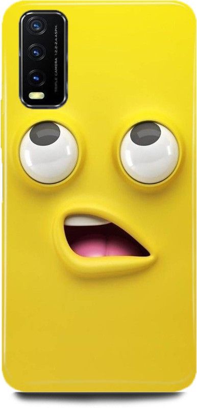 FUGGA Back Cover for Vivo Y20, V2029, MINIONS, CARTOON, EMOJI, FUNNY, COMIC  (Multicolor, Hard Case, Pack of: 1)