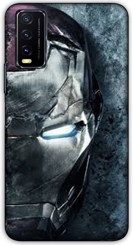 artocus Back Cover for Vivo Y20, Vivo Y20 Iron man Printed Back Cover  (Multicolor, Shock Proof, Pack of: 1)