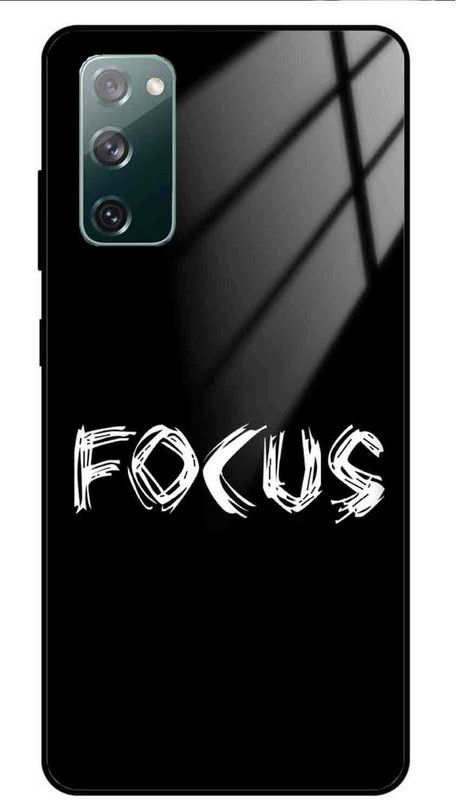 NDCOM Back Cover for Samsung Galaxy S20 FE 5G Focus Printed Glass Case  (Multicolor, Grip Case, Pack of: 1)