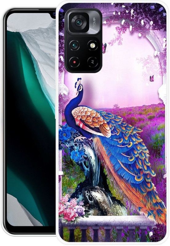 SHIVKUDI Back Cover for Poco M4 Pro 5G, Mi Redmi Note 11T 5G  (Multicolor, Grip Case, Silicon, Pack of: 1)