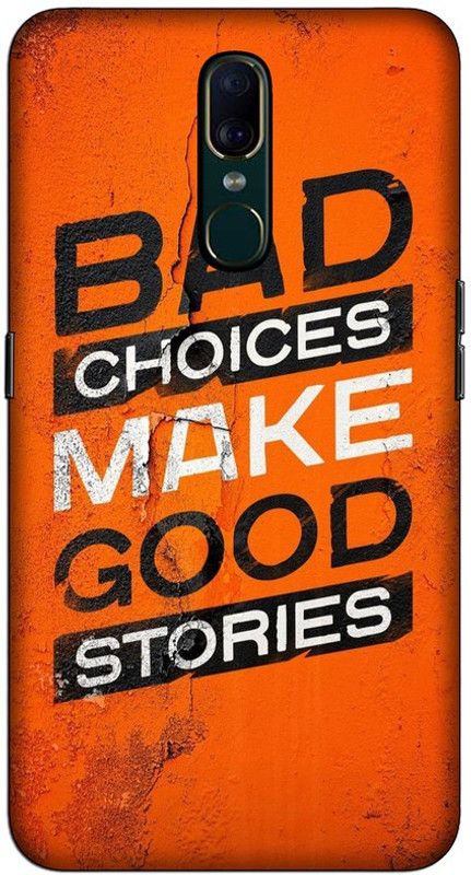 CROKIAN Back Cover for Oppo F11 Motivational Back Cover  (Multicolor, Hard Case, Pack of: 1)