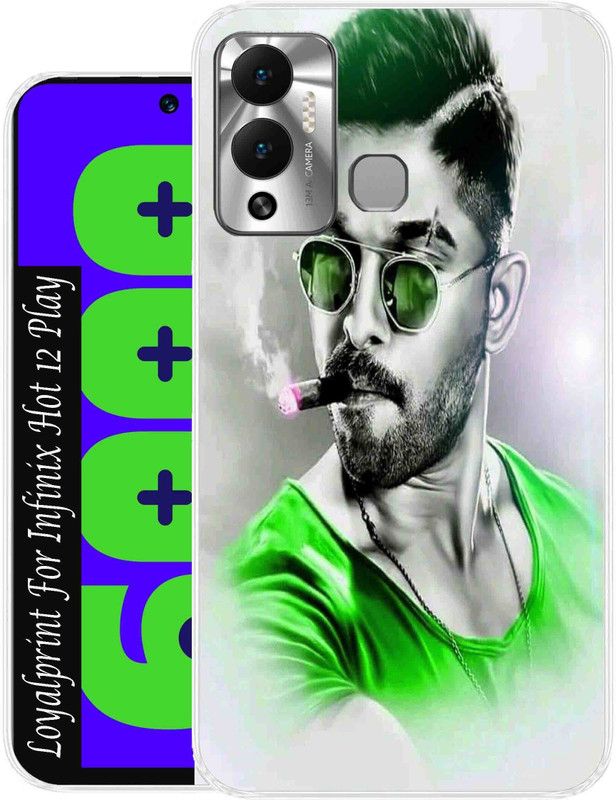 Loyalprint Back Cover for Infinix Hot 12 Play  (Multicolor, Flexible, Silicon, Pack of: 1)