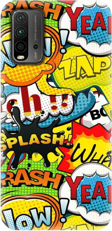 Smutty Back Cover for Mi Redmi 9 Power, Redmi 9 Power - Graffiti Print  (Multicolor, Hard Case, Pack of: 1)