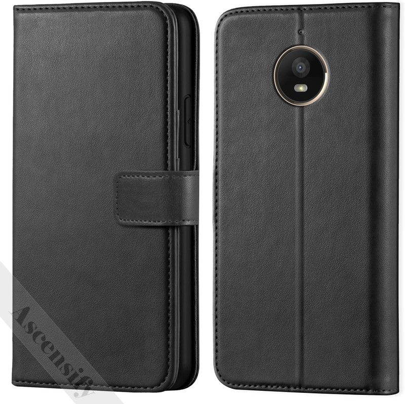 Ascensify Back Cover for Motorola Moto E4 Plus  (Black, Dual Protection, Pack of: 1)