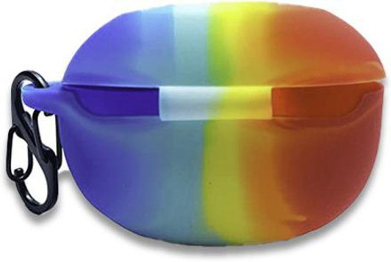 TJ CREATION Silicone Latch Headphone Pouch  (Rainbow Color Airdopes Realme Air 3 Neo)