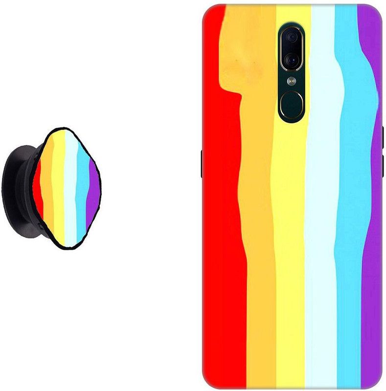 My Swag Back Cover for OPPO A9  (Multicolor, Cases with Holder, Pack of: 2)