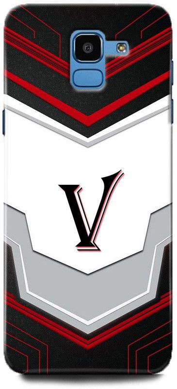 Afterglow Back Cover for SAMSUNG Galaxy On6 V, V LETTER, V NAME, V ALPHABET, ALPHABET  (Multicolor, Shock Proof, Pack of: 1)
