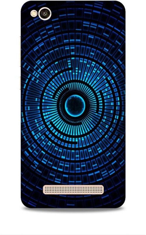 Keviv Back Cover for Mi Redmi 4A  (Black, Blue, 3D Case)