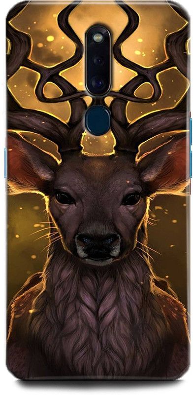 Afterglow Back Cover for Oppo F11 Pro HUNT, DEER, ART, FANTASY, ARTISIC,SPARKLE  (Multicolor, Shock Proof, Pack of: 1)
