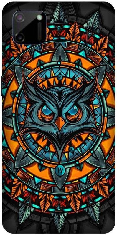 URCHIN Back Cover for Poco C3 owl, illuminati owl, cool, tranding, bird, fire, fantacy  (Multicolor, Shock Proof, Pack of: 1)