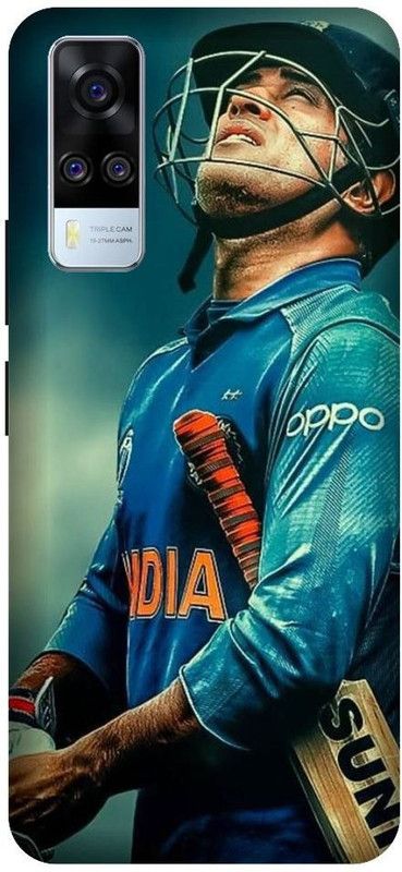 URCHIN Back Cover for Vivo Y51 Dhoni, Mahi, Mahendra singh Dhoni, Captain, india cricket, player, msd, sports  (Multicolor, Shock Proof, Pack of: 1)