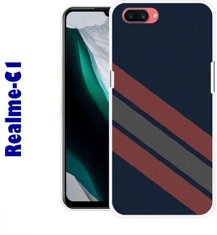 CellWorld Back Cover for Realme C1  (Multicolor, Grip Case, Silicon)
