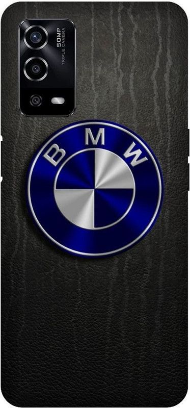 UMPRINT Back Cover for Oppo A55/CPH2325, BMW Bmw Logo Printed Back Cover  (Multicolor, Hard Case, Pack of: 1)