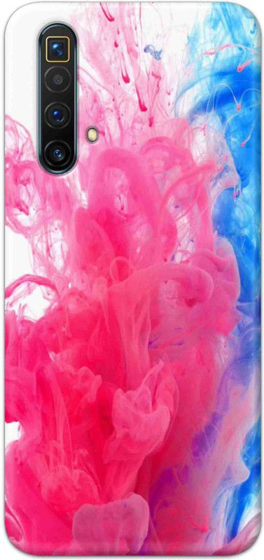 NDCOM Back Cover for Realme X3 SuperZoom Pink Color Smoke Printed  (Multicolor, Hard Case, Pack of: 1)