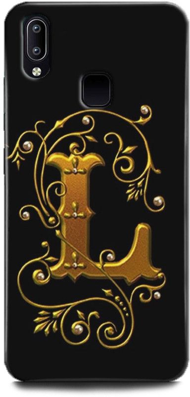 INTELLIZE Back Cover for Vivo y91/ 1816 L letter,Printed  (Multicolor, Shock Proof, Pack of: 1)