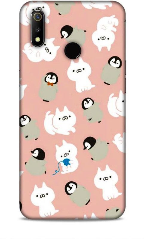 Jellybird Back Cover for Realme 3  (Multicolor, 3D Case, Pack of: 1)