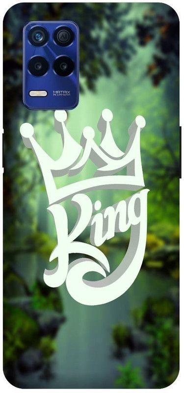 Bluvver Back Cover for Realme 8s 5G , RMX3381, Printed King Image Back Cover  (Multicolor, Hard Case, Pack of: 1)