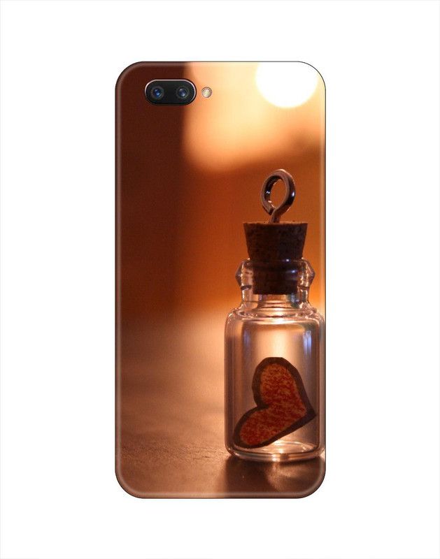 Smutty Back Cover for Realme C2, RMX1941, RMX1945 - Heart Print  (Multicolor, Hard Case, Pack of: 1)