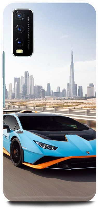 ZIGTOZAG SHOPPE Back Cover for vivo Y12G , V2068, CAR, SUPERCHARGER  (Multicolor, Hard Case)