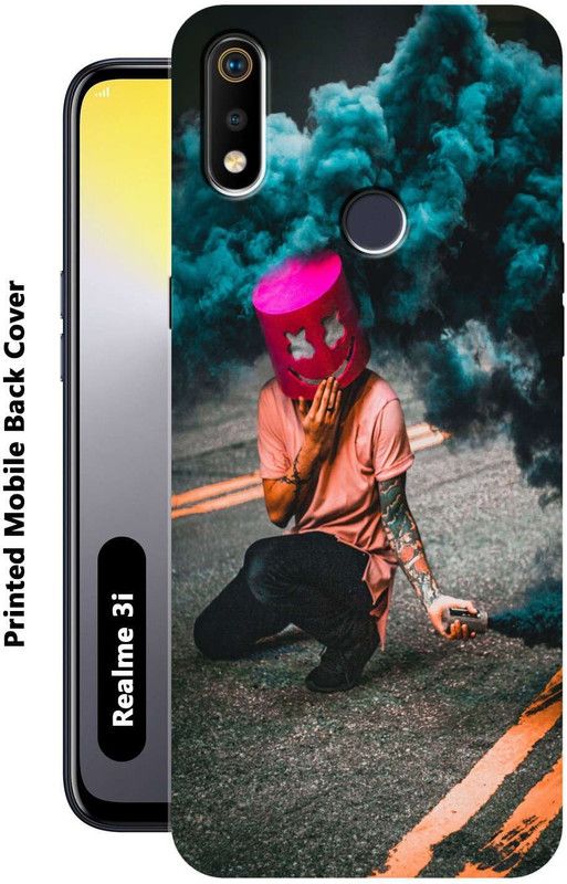 Rstyle Back Cover for Realme 3i  (Multicolor, Grip Case, Silicon, Pack of: 1)