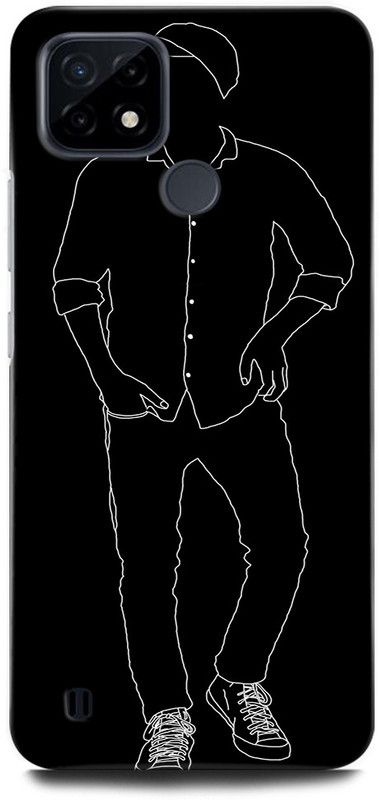 ORBIQE Back Cover for Realme C25Y RMX3265 BOY, PHONE, ATTITUDEBOY  (Multicolor, Hard Case, Pack of: 1)