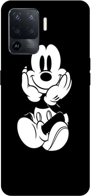 Bluvver Back Cover for OPPO F19 Pro, CPH2285 Printed Mouse Comics,Cartoons Back Cover  (Multicolor, Hard Case, Pack of: 1)