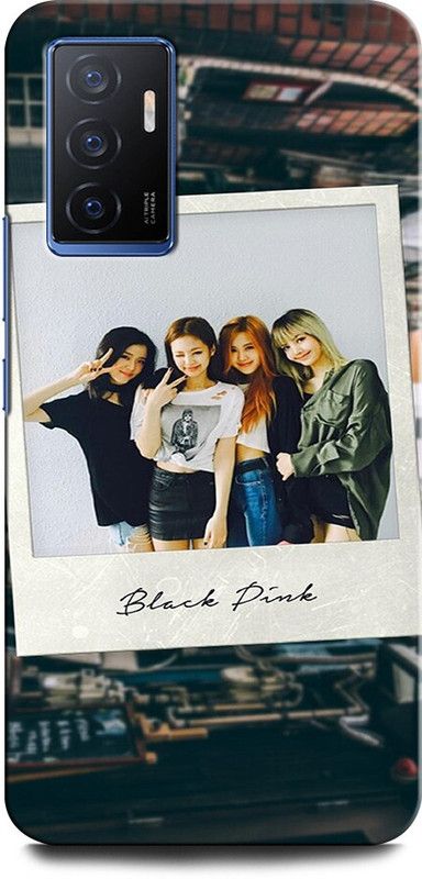 INTELLIZE Back Cover for VIVO V23e 5G LISA, JENNIE, ROSE, JISOO, BLACK PINK GIRL  (Multicolor, Hard Case, Pack of: 1)
