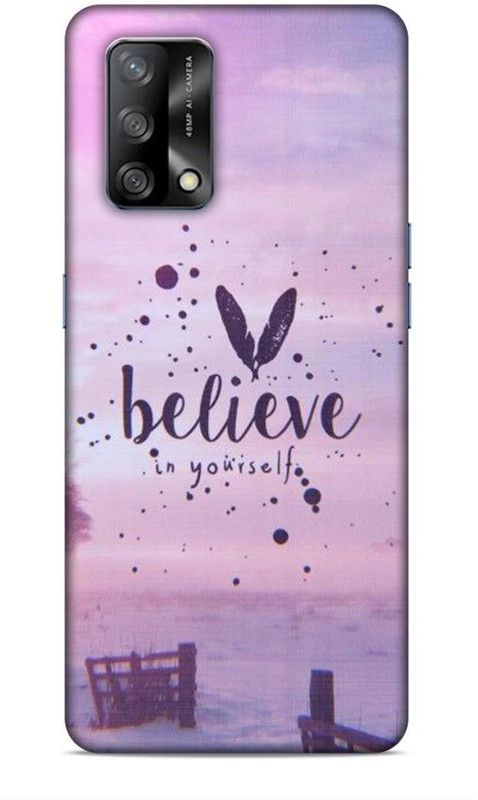 SmashItUp Back Cover for Oppo F19 Believe / Quote / Motivation / Nature  (Multicolor, Hard Case)