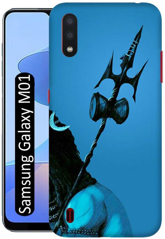 Crafto Rama Back Cover for Samsung M01 / SM-M015G / SM-M015G/DS  (Blue)