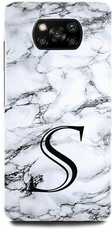 INTELLIZE Back Cover for POCO X3  (White, Hard Case, Pack of: 1)